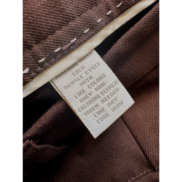 Charter Club Katherine Fit Petite Size 12P Brown Full Length Brown NWT Straight - Picture 4 of 10